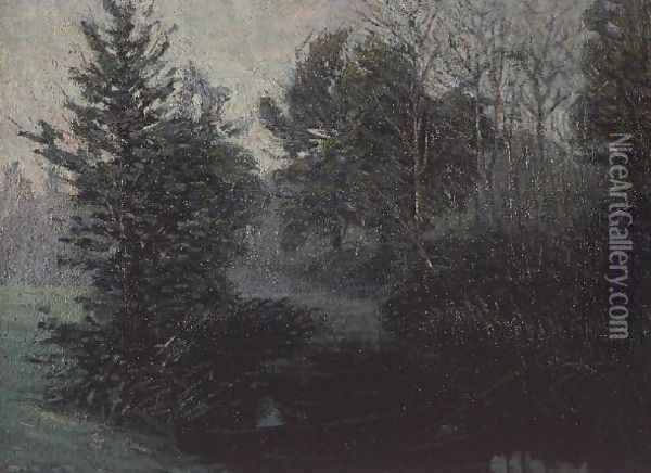 St. Morillon, Octobre, 1904 Oil Painting - Pierre Gaston Rigaud