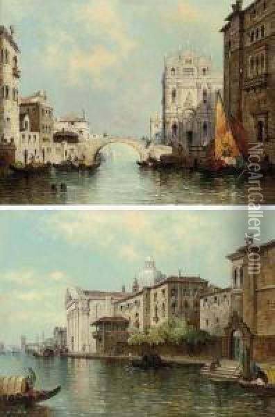 A Venetian Capriccio Oil Painting - William Meadows