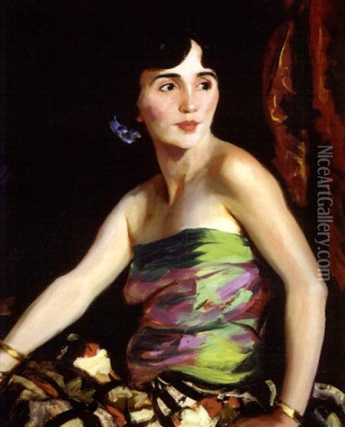 Isolina Maldondo - Spanish Dancer Oil Painting - Robert Henri