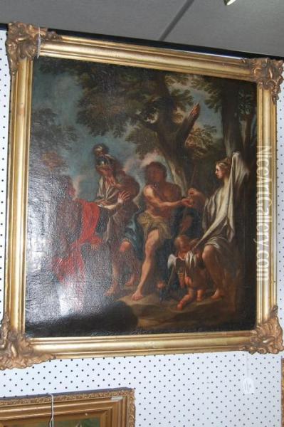 The Judgment Of Paris Oil Painting - Francesco Trevisani