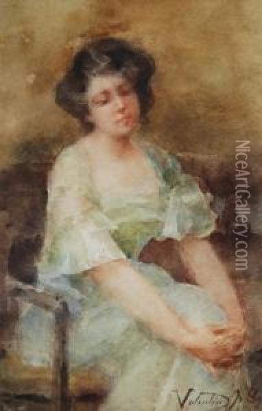 Dama Oil Painting - Irene Valentini-Sala