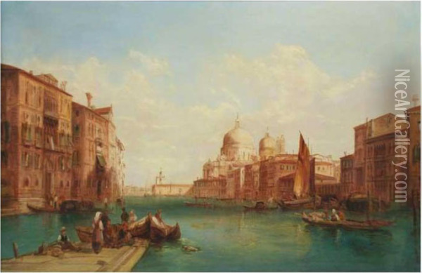 Venecia Oil Painting - Alfred Pollentine