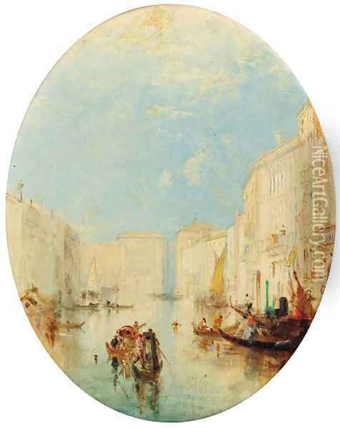 The Grand Canal, Venice Oil Painting - Thomas Creswick
