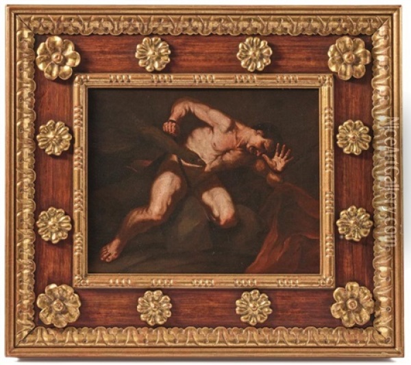 Die Qualen Des Prometheus Oil Painting - Luca Giordano