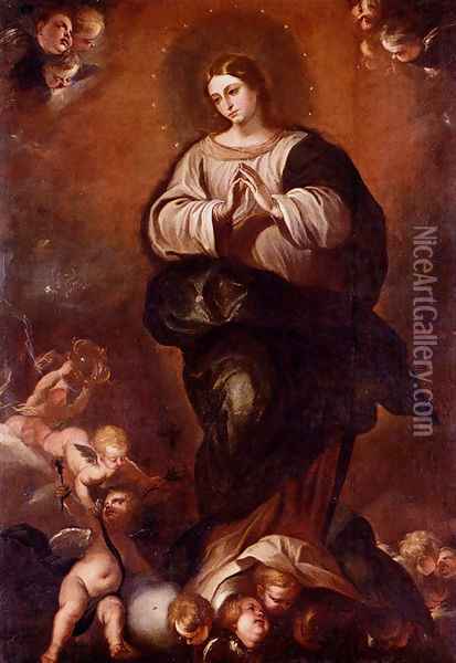 Immaculate Conception Oil Painting - Juan De Sevilla