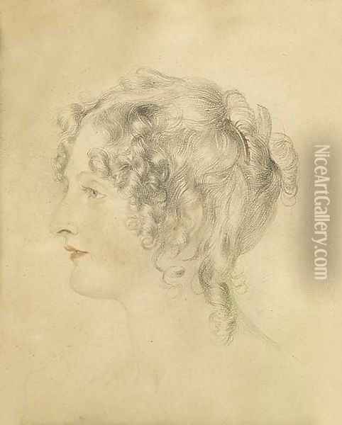 Portrait of Countess Georgina Bathurst (1765-1841) Oil Painting - Sir Thomas Lawrence