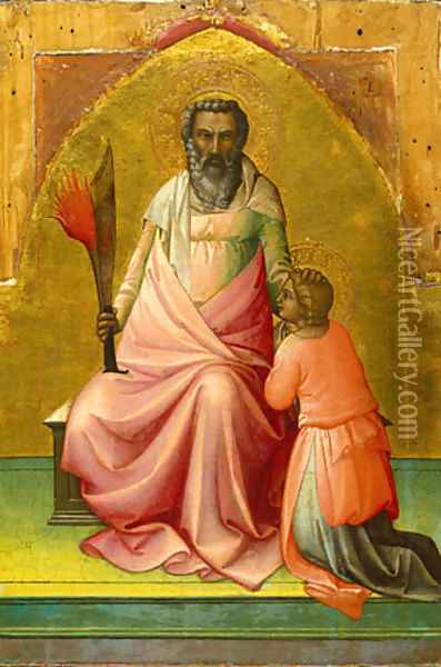 Abraham ca 1408 Oil Painting - Lorenzo Monaco