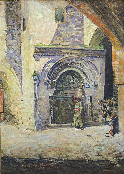 Studnia W Jerozolimie Oil Painting - Max Haneman