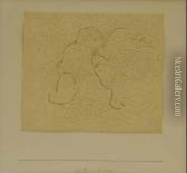 In Der Hecke (nella Siepe) Oil Painting - Paul Klee