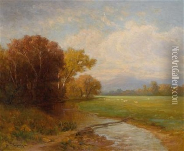 Afternoon At Tamworth Oil Painting - Nikolay Tysland Leganger