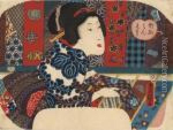 From The Series Oil Painting - Kunisada