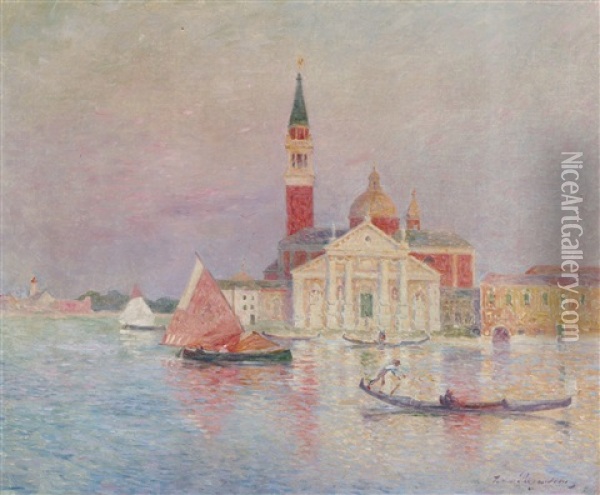 San Giorgio, Venise Oil Painting - Ferdinand du Puigaudeau