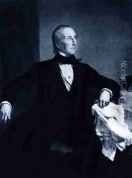 John Tyler 10th President of the United States of America Oil Painting - George Peter Alexander Healy