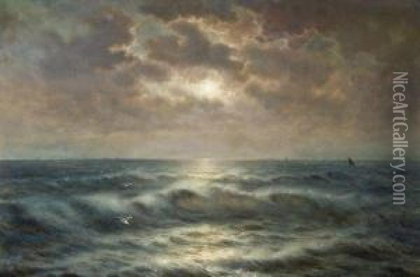Clair De Lune Oil Painting - Jozef Schippers