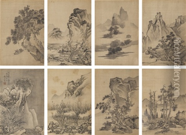 Landscapes (album W/8 Works) Oil Painting -  Yang Wencong