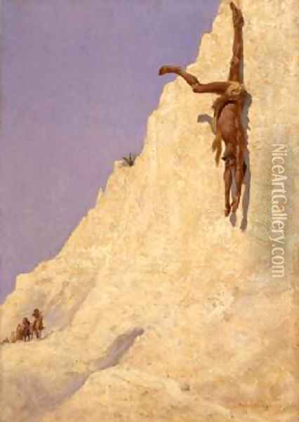 The Transgressor 1891 Oil Painting - Frederic Remington