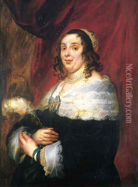 Portrait of a lady Oil Painting - Jacob Jordaens