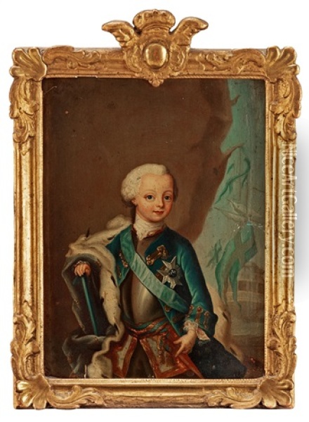Hertig Karl (karl Xiii) (1748-1818) (= The Duke Karl, Later King) Oil Painting - Ulrika (Ulla Fredrica) Pasch