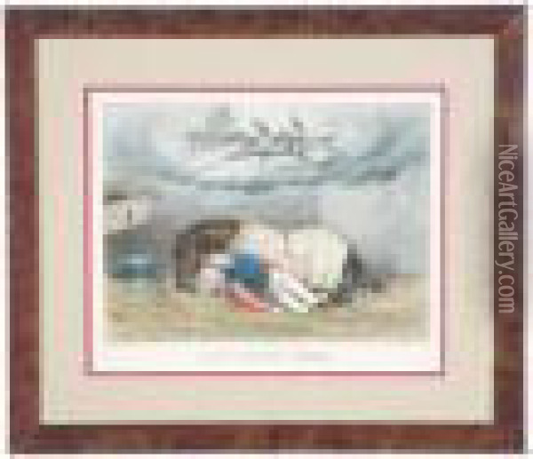 The Jockey's Dream Oil Painting - Currier & Ives Publishers