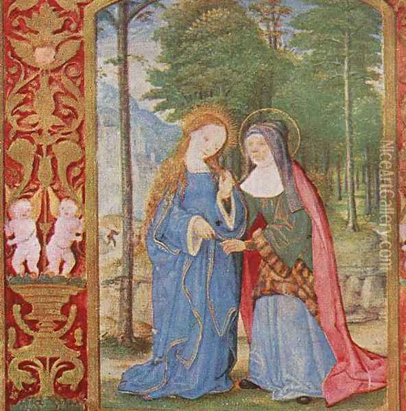 Book of Hours Oil Painting - Unknown Painter