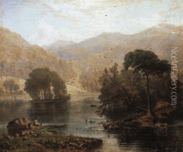 Loch Lomond Oil Painting - William Havell