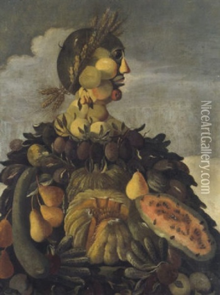 Allegoria Dell'estate Oil Painting - Francesco Zucco