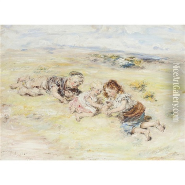 The Bonnie Muirland Oil Painting - William McTaggart