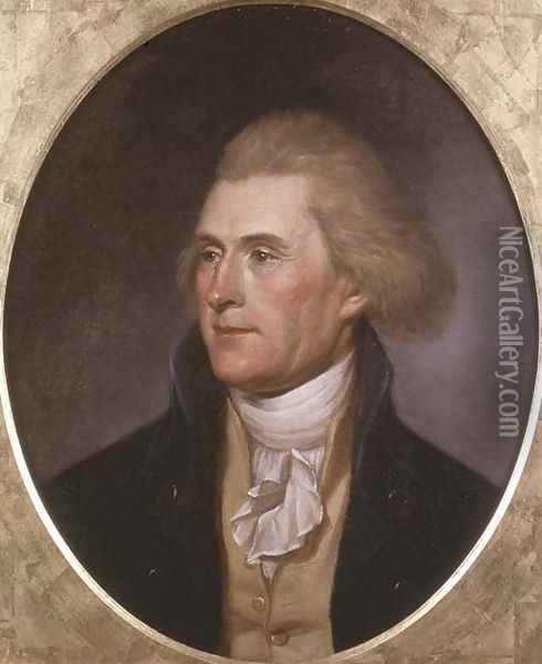 Portrait of Thomas Jefferson Oil Painting - Charles Willson Peale