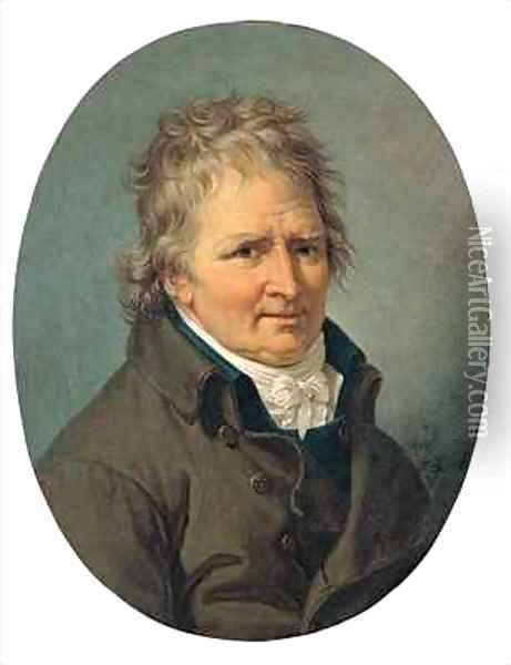 Portrait of Jakob Philippe Hackert Oil Painting - Francois-Xavier Fabre