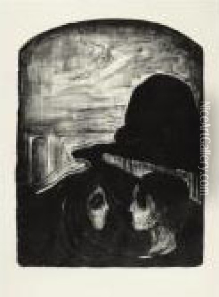 Attraction I (w. 75, Sch. 65) Oil Painting - Edvard Munch