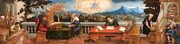 An Allegory of the Arts and Sciences Oil Painting - Bonifacio Veronese (Pitati)