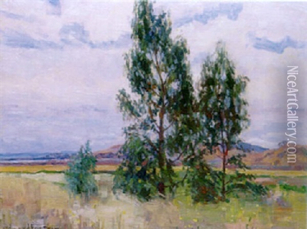 Landscape, Queensland Oil Painting - Claus Edward Fristrom