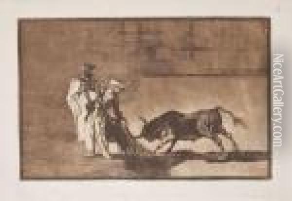 Tauromaquia, Pl Oil Painting - Francisco De Goya y Lucientes