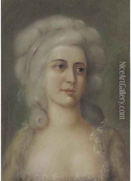 Portrait of Marie Antoinette Oil Painting - French School