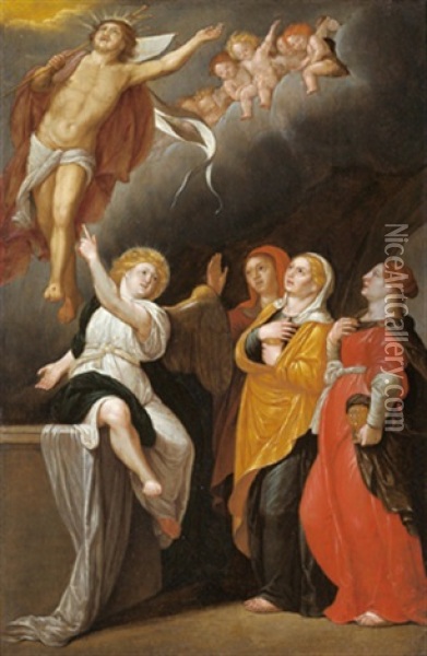 Die Auferstehung Christi Oil Painting - Hans Bock the Elder