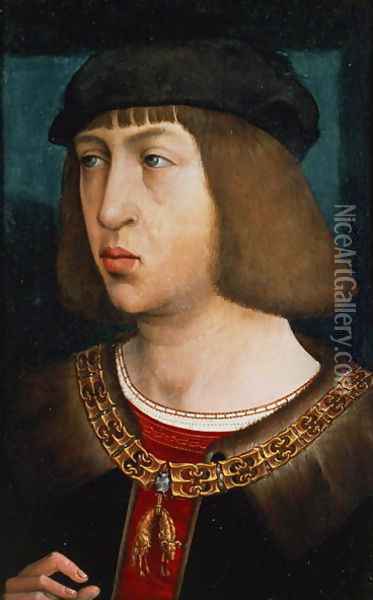 Philip I of Spain 1478-1506 Oil Painting - Flandes Juan de