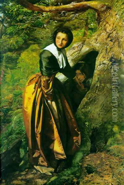 The Royalist Oil Painting - Sir John Everett Millais