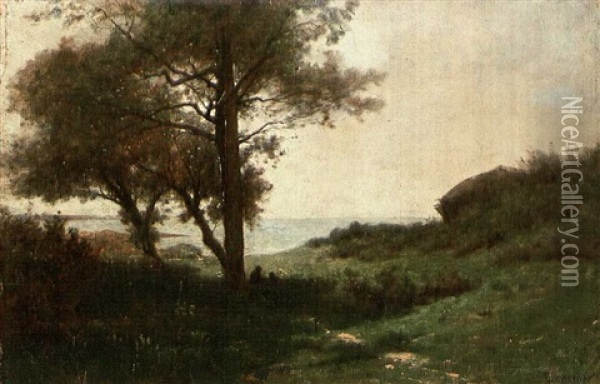 Concarneau Oil Painting - Gustave Eugene Castan