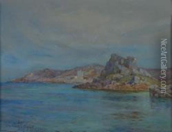 Cromwell's Castle Isle Of Seilly Oil Painting - Arthur Legge