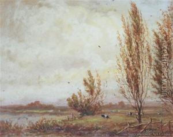 Canterbury Pastural Scene Oil Painting - Blythe Fletcher