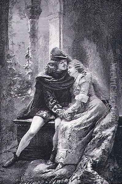 Romeo and Juliet Oil Painting - Konstantin Egorovich Egorovich Makovsky