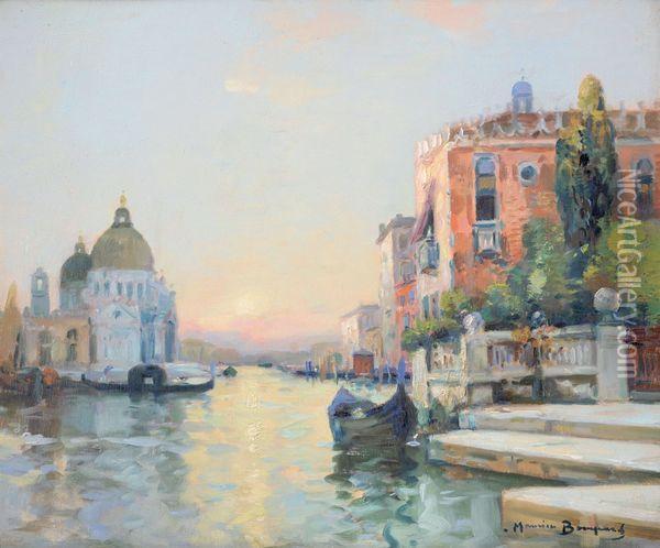 Vue De La Douane De Mer A Venise Oil Painting - Maurice Bompard
