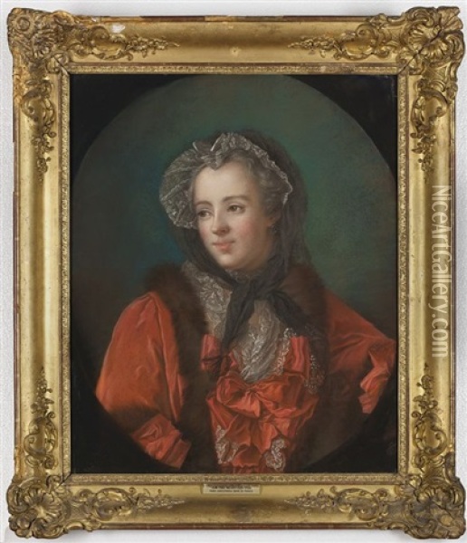 Portrait De Marie Leszczynska, Reine De France Oil Painting - Jean Marc Nattier