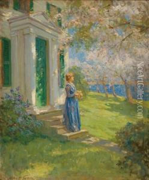 Spring Blossoms Oil Painting - Abbott Fuller Graves