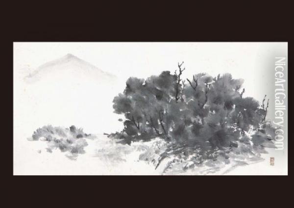 Landscape Oil Painting - Saburosuke Okada