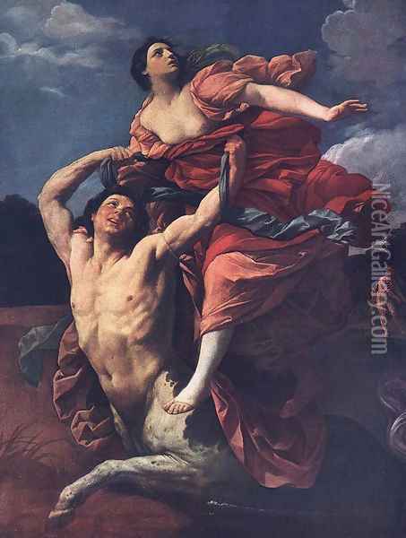 The Rape of Dejanira Oil Painting - Guido Reni