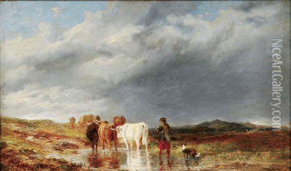 The Storm Oil Painting - Edward Hargitt