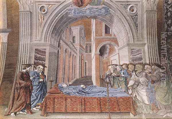 Death Of The Virgin Oil Painting - Andrea Del Castagno