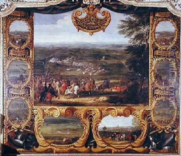 The Battle of Nordlingen 3 Oil Painting - Sauveur Le Conte