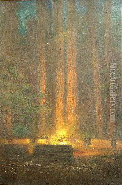 The Bohemian Grove Oil Painting - Charles John Dickman
